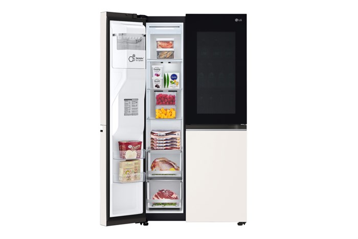 Tủ Lạnh LG Inverter 635 Lít Side By Side InstaView Door-in-Door GR-X257BG